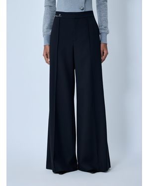 Marni Wool Tailored Pants - Blue