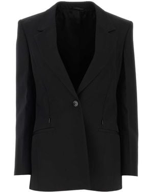 Givenchy Wool Blend Blazer - Black