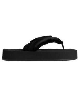 Balenciaga Jet Lag Flip Flops - Black
