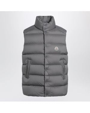 Moncler Tibb Padded Vest - Gray