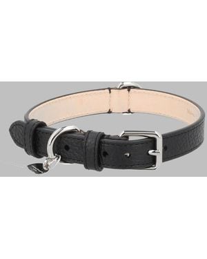 Maison Margiela Leather Belt With Charm - Gray