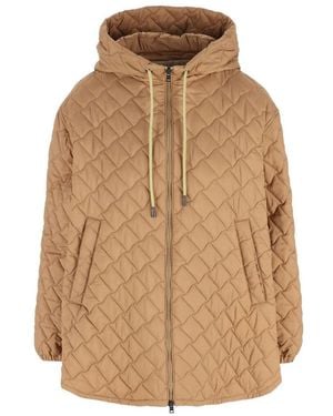 Herno A-Shape Down Jacket - Natural