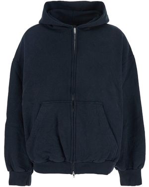【BALENCIAGA】Pigalle Outerwear Zip-up Hoodie フーディ Pigalle Outerwear Zip-up Hoodie in Black | Balenciaga US