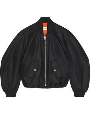 Givenchy Cropped Cocoon Bomber - Black