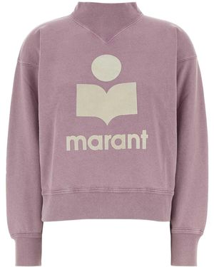 Isabel Marant Lilac Cotton Blend Moby Sweatshirt - Pink