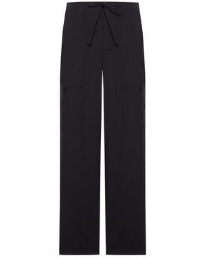 Jil Sander Cotton Poplin Cargo Pants - Blue