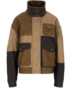 Isabel Marant Marant Etoile "Risla" Cotton Jacket - Brown