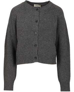 Weekend by Maxmara Button-Down Cardigan - Gray