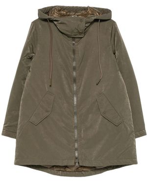 Herno Hooded Ripstop Parka - Green