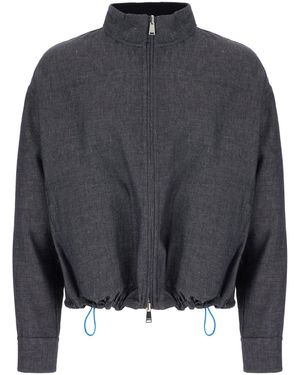 Fendi Clothing Jackets - Gray
