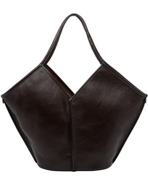 Hereu Calella Distressed Tote Bag - Black