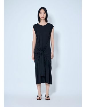 TOTEME Tie-Waist Jersey Dress - Blue