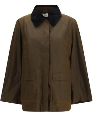 TOTEME Country Jacket With Velvet Collar - Brown