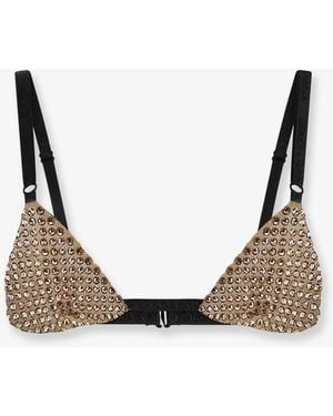 Dolce & Gabbana Dolce & Gabbana Lurex Bra With Rhinestones - Multicolor