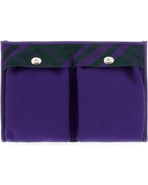 Burberry Bags Clutch - Purple