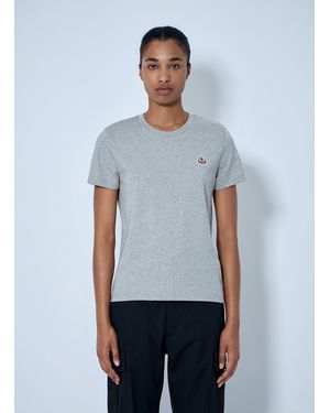 Moncler Pack Of Three Logo Motif T-Shirt - Blue