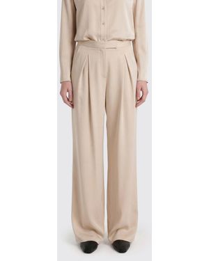 Max Mara Pure Pure Stretch Silk Palazzo Pants Max Mara - Natural
