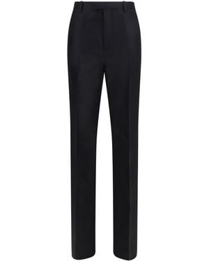 Gucci Silk Faille Pants - Blue