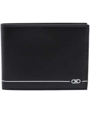 Ferragamo Micro Gancini Wallet - Black