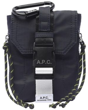 A.P.C. Trek Crossbody Bag - Black