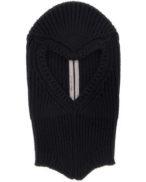 Rick Owens 'Porterville Skull' Hat With Balaclava Design - Blue