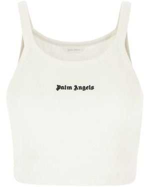 Palm Angels Clothing Coats - White