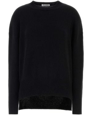 Jil Sander Cashmere Oversize Sweater - Black