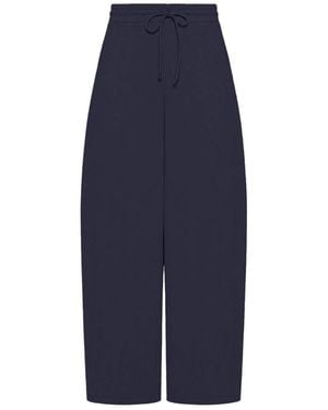 Max Mara Barrel Leg Pants - Blue