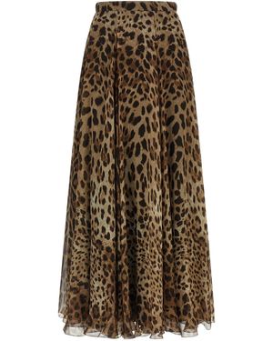 Dolce & Gabbana Dolce & Gabbana 'Leo' Skirt - Natural