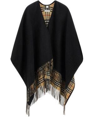 Burberry Reversible Cape - Black