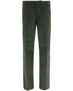 Etro Roma Stretch Cotton Corduroy Pants - Green