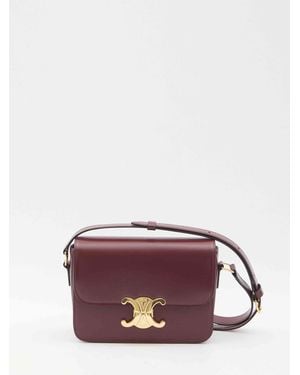 Celine Teen Triomphe Bag - Purple