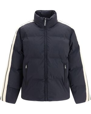 Palm Angels Padded Puffer Jacket-Off - Blue