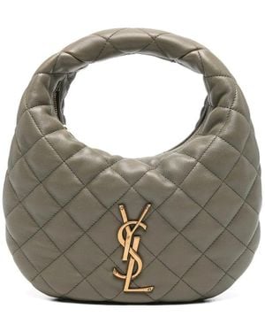 Saint Laurent Tote Bags - Gray