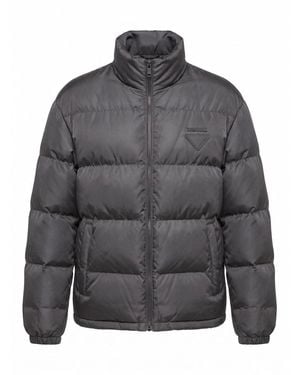Prada Re-Nylon Down Jacket - Gray