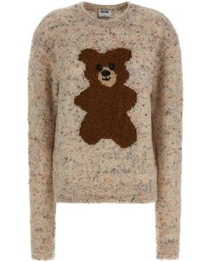 Moschino 'Teddy Bear' Sweater - Natural