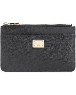Dolce & Gabbana Dolce & Gabbana Leather Card Case - Black