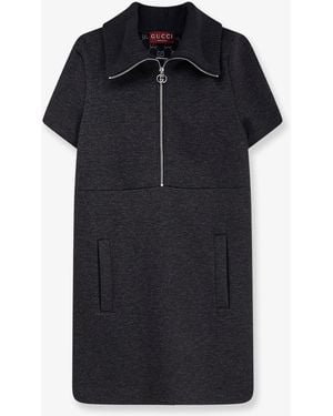 Gucci Double Jersey Dress - Black