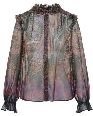 Etro Silk Blouse - Gray
