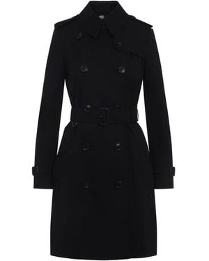 Burberry Chelsea Heritage Trench Coat - Black