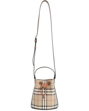 Burberry Drawsting Bucket Bag - Metallic