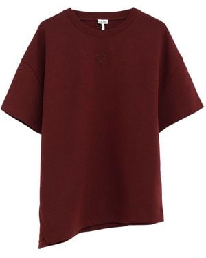 Loewe Asymmetric T-Shirt - Red