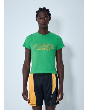 Martine Rose Logo Motif T-Shirt - Green