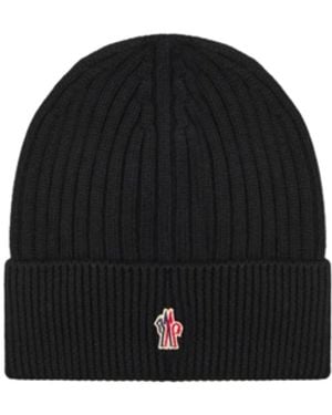 Moncler Knitted Hat - Black