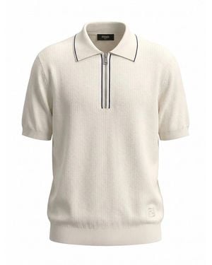 Fendi Polo Zip - White