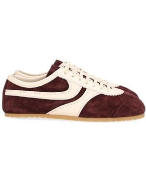 Dries Van Noten Suede Sneakers - Purple