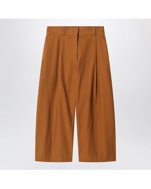 Balenciaga Camelcolored Cotton Pants - Brown