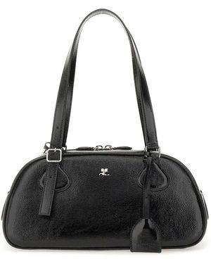 Courreges Courregès Medium Friday Shoulder Bag - Black