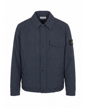 Stone Island Micro Twill Jacket - Blue