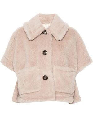 Max Mara Neutrals Coats - Natural